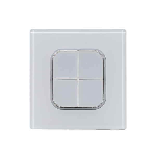 K60 Glass Ring LED Series - white switch 1gang - Image 9